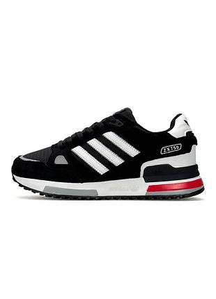 Чоловічі кросівки adidas zx 750 black red white