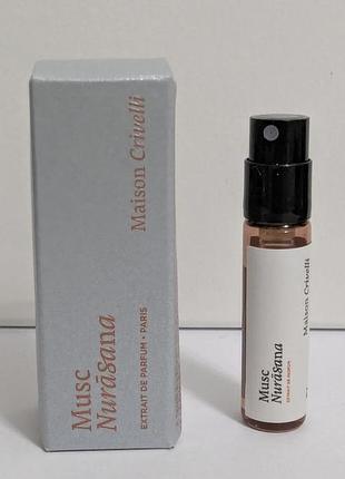 ❤️maison crivelli musc nurāsana extrait de parfum, пробник, оригинал