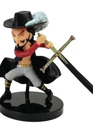 Фигурка дракуль михок dracule mihawk (10 см) "ван пис" one piece abc