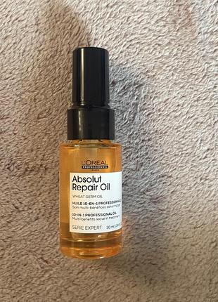 Новое масло для кончиков волос l’oréal absolut repair oil
