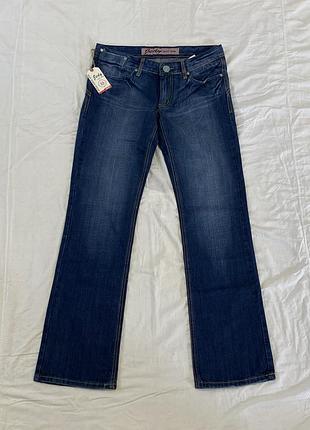 Жіночі джинси кльош jedy basic jeans сині 100% бавовна w30 нові з біркою