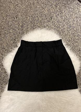 Чорна коротка спідниця zara 110626