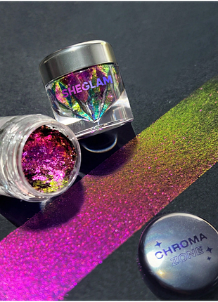 Мультихромный глиттер-гель для макияжа sheglam chroma zone multichrome flake gel - hypnosis (6094)