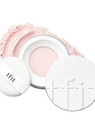 Фиксирующая корейская пудра tfit translucent set finishing powder без талька