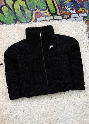 Оригинальный женский пуховик куртка nike therma-fit sherpa
