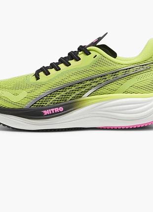 Кросівки жіночі puma velocity nitro™ 3 psychedelic rush running shoes green 380081-01 37.5