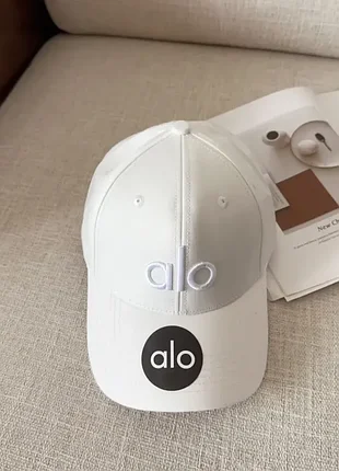 Брендовая кепка бейсболка alo yoga off-duty cap (ало йога), кепка унисекс ало черная, белая