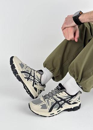 Мужские кроссовки asics gel-kahana 8 beige black 3