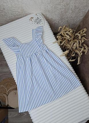Полосатое платье от zara 5-6 лет (110-116)
