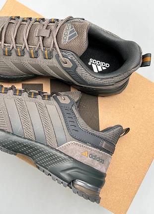 Чоловічі кросівки adidas marathon brown grey 2