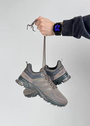 Чоловічі кросівки adidas marathon brown grey 5