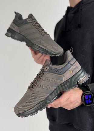 Чоловічі кросівки adidas marathon brown grey 6
