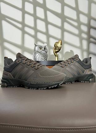 Чоловічі кросівки adidas marathon brown grey 9