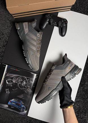 Чоловічі кросівки adidas marathon brown grey 10
