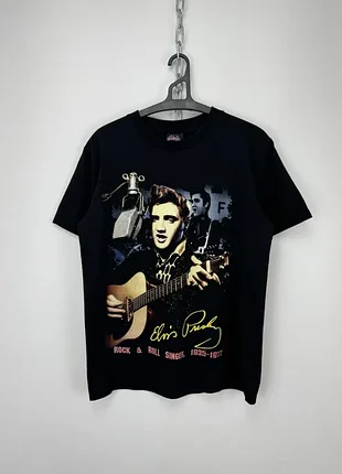 Мужская футболка elvis presley rock t shirt размир м