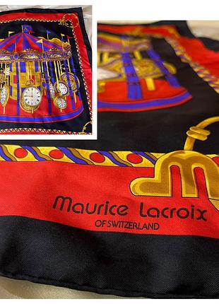 Шовкова хустина люкс бренду  maurice lacroix