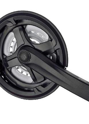Шатуны prowheel та-cm68 (42-34-24), l-170 мм чорный / серебряный (та-cm68-black)