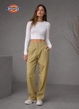 Женские оригинальные бежевые джинсы dickies w26 l28 s