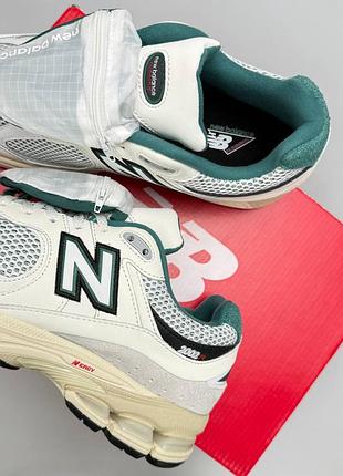 👕 мужские кроссовки new balance 2002r pouch beige green 2