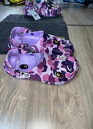 Crocs bape purple 2