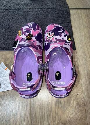 Crocs bape purple 3