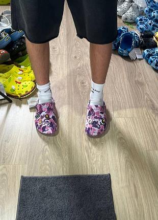 Crocs bape purple 4