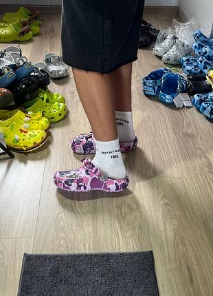 Crocs bape purple 5