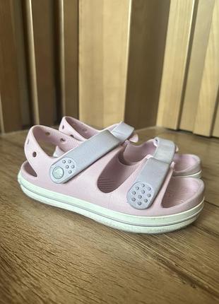 Сандалі  crocs c13 для дівчинки рожеві