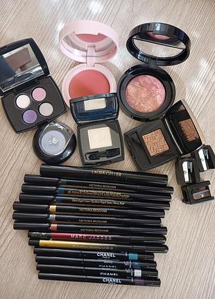 Румяна, карандаш для глаз, тени  lancome chanel, оригинал.