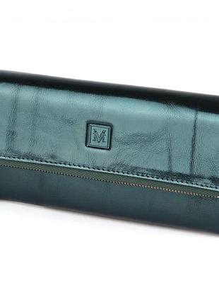 Кошелек женский лаковый vermari 3909-1701 green