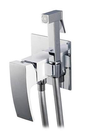 Смеситель для гигиенического душа koer kb-23007-04 (цвет хром+белый) (kr5162)