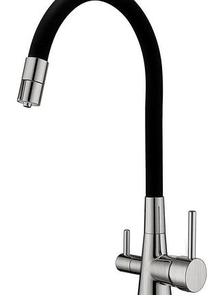 Кухонний змішувач fabiano fkm 3126 ss flex inox 8231.401.1711