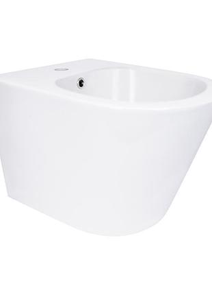 Биде подвесное qtap swan 485х360х320 мм, white qt16555379w