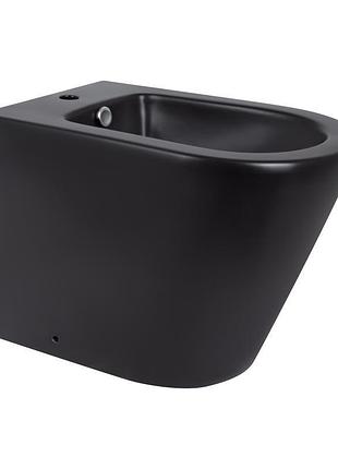 Биде напольное qtap scorpio 530x360x395 matt black qt14441003cmb