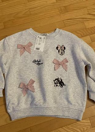Світшот для дівчинки h&m 4
