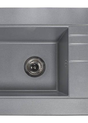 Кухонная мойка bodrum 650 gray miraggio