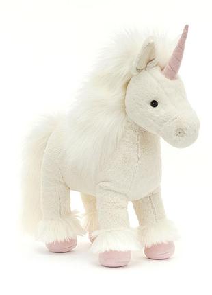 Плюшевый единорог isadora unicorn jellycat 32 см
