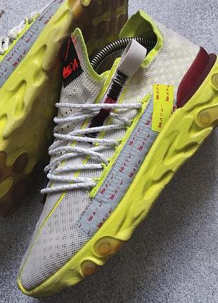 Кроссовки nike react wr ispa platinum volt