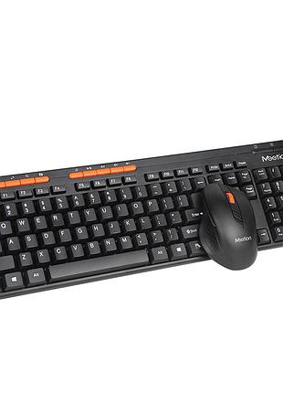 Комплект combo meetion 2in1 keyboard / mouse wireless 2.4 g mt-4100 |ru/en раскладки|