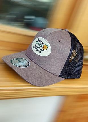 Оригінал бейсболка кепка тракер zephyr happy grass usa зша ncaa nhl nba mlb nfl new era 47 brand nike adidas puma jordan columbia levis млб нба