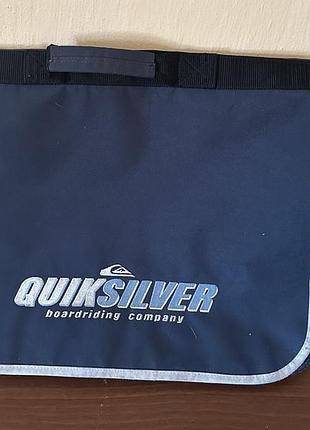 Чоловіча сумка мессенджер quiksilver через плече для ноутбука