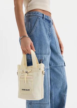 Сумка guess 2026 молочна міні