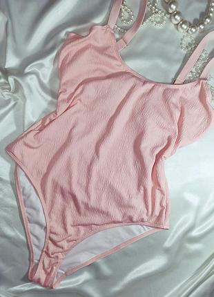 38g / 85g цельный утягивающий текстурированный купальник ivory rose