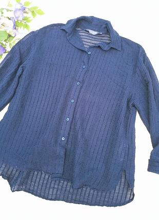 Лёгкая тонкая полупрозрачная блуза, l-xl.