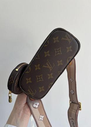 Сумка louis monogram neverfull bb vuitton beige 5
