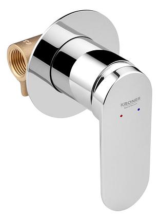 Смеситель скрытого монтажа для душа kroner element 211433-0101