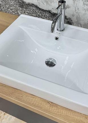 Умывальник (раковина) vbi bagnara 60 white врезной