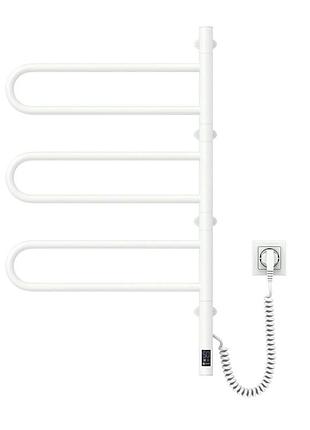 Полотенцесушитель fouette 480х800 sensor с таймером, белый