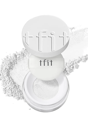 Фіксуюча корейська пудра tfit translucent set finishing powder без тальку