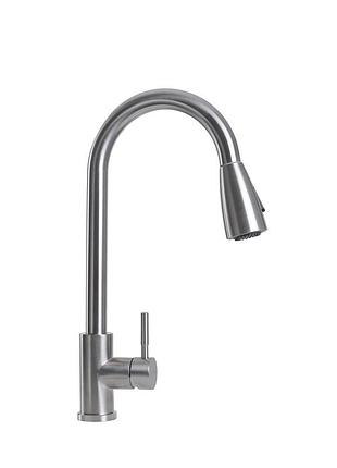 Смеситель с выдвижным изливом valeso kt 8203 (8614)